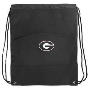    Georgia Bulldogs Drawstring Backpack Bags