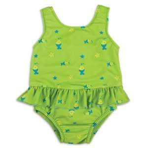    Bambino Swimsuit Nappies Lime Fish Extra Large 12 15 Kgs. Baby