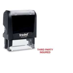   Trodat THIRD PARTY INSURED Self Inking Rubber Stamp