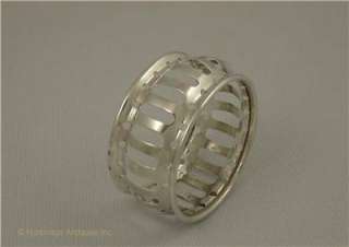 Sterling Silver Reticulated Napkin Ring  
