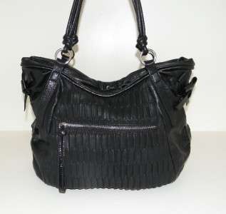 NEW GUESS B MARCIANO EMELIE BLACK LARGE HOBO TOTE BAG SHOPPER BOW 