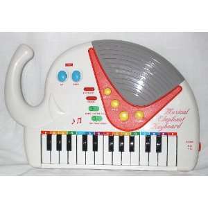  Musical Elephant Keyboard: Toys & Games