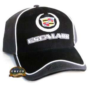  Cadillac Escalade Hat Cap Gray/Black Apparel Clothing 