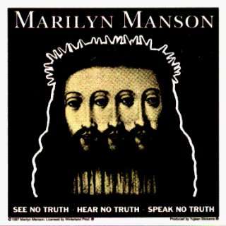     See No Truth, Hear No Truth, Speak No Truth Logo   Sticker / Decal
