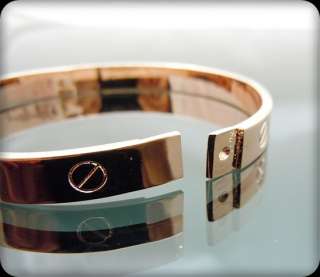 Designer Inspired Modern Cult Simple Bracelet Pink GP  