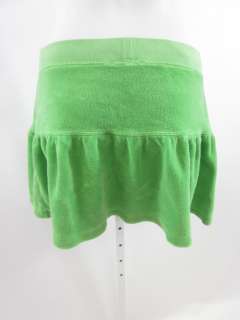 You are bidding on a JUICY COUTURE Lime Green Mini Short Skirt Size 