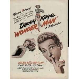 the Year starring DANNY KAYE in WONDER MAN with Virginia Mayo, Vera 