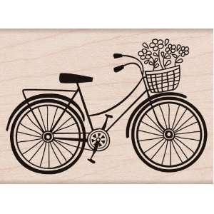  Hero Arts Woodblock Stamp, Bicycle Arts, Crafts & Sewing