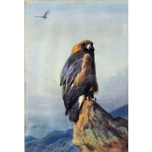  Hand Made Oil Reproduction   Archibald Thorburn   24 x 24 