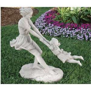  40 Grande Classic Mother Child Home Garden Gallery Statue 