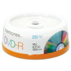  DVD R Discs 4.7GB 16x Spindle Silver 25/Pack Large Storage Capacity 