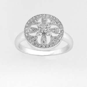  Sterling Silver 45 High Quality Micro Pave Cubic Zirconia 