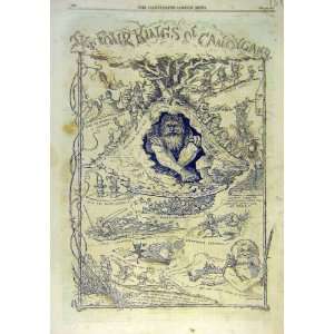  Four Kings Candyland Sketch Comic Wain Swain 1866