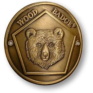    Wood Badge Bear Patrol Hiking Stick Medallion 
