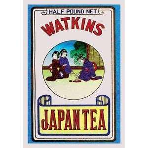   poster printed on 20 x 30 stock. Watkins Japan Tea