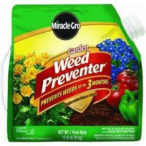  Miracle Gro 0348010 Garden Weed Preventer, 15 Pound Patio 