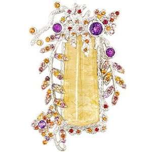   , rhodolite, sapphire and silver pendant Vanna Weinberg Jewelry