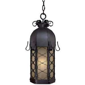  Montalbo Wheat Glass 27 1/2 High CFL Outdoor Hanging 