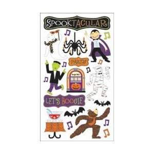   Halloween Stickers Monster Ball; 6 Items/Order Arts, Crafts & Sewing