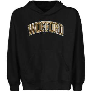  NCAA Wofford Terriers Youth Black Arch Applique Pullover 