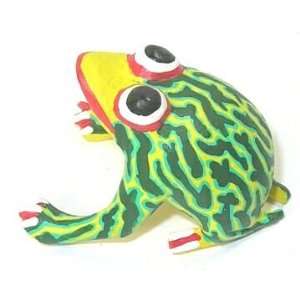  Frog 2 Inch Oaxacan Wood Carving