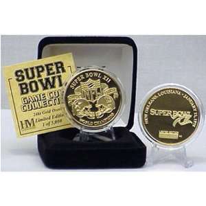  24Kt Gold Super Bowl Xii Flip Coin: Sports & Outdoors