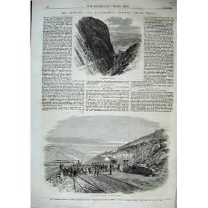   1863 Machynlleth Railway North Wales Talerddig Hills