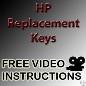 HP DV7   BRONZE/COFFEE Keyboard Key Replacement Fix  