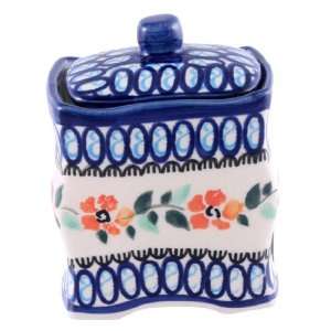  Polish Pottery Small Container 4 1/2 H x 3 W Kitchen 