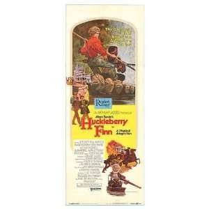  Huckleberry Finn Original Movie Poster, 14 x 36 (1974 