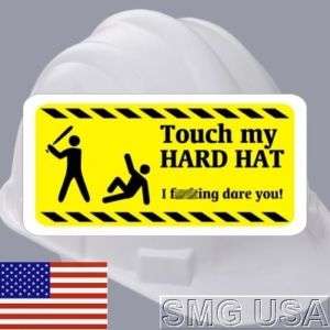 Hardhat MA15 Warning Sticker for Safety Equipment Boots  