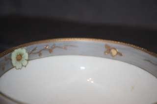 Hand Painted Nippon Mayonnaise Bowl & Plate  