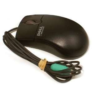  Dell Black IntelliMouse by Microsoft Corded 2 Button PS/2 Ball Mouse 