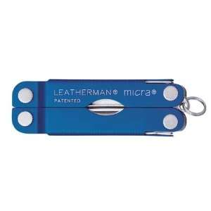  LEATHERMAN Micra Blue Aluminum Multitool,Scissor,Blue Alum 