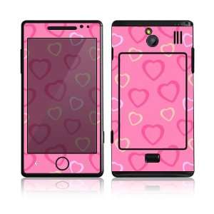  Samsung Omnia 7 (i8700) Decal Skin   Pink Hearts 