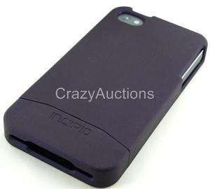 OEM Incipio Edge Hard Shell Slide Purple Case iPhone 4  