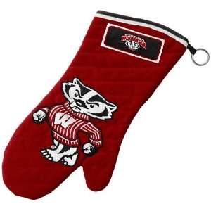  Wisconsin Badgers Cardinal NCAA Grill Glove: Sports 