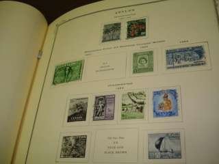 BRITISH ASIA SCOTT SPECIALTY ALBUM WITH OLD STAMP COLLECTION  