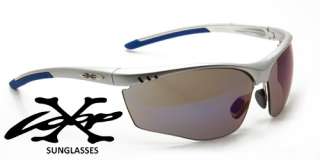 These are a pair of X Loop sunglasses, with individual rimless lenses 