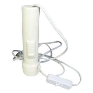  imm Living HL056 Ceramic Flashlight Lamp, White, Mrs 