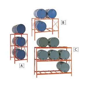 MECO Drum Storage Racks   Orange  Industrial & Scientific