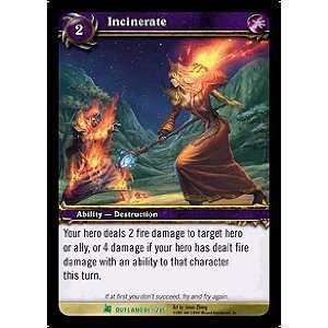  Incinerate   Fires of Outland   Uncommon [Toy] Toys 