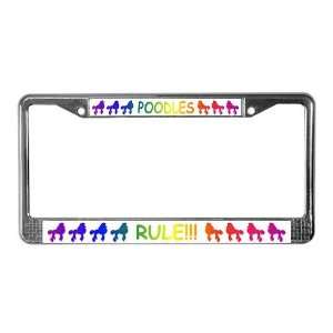  Poodle Pets License Plate Frame by CafePress: Everything 