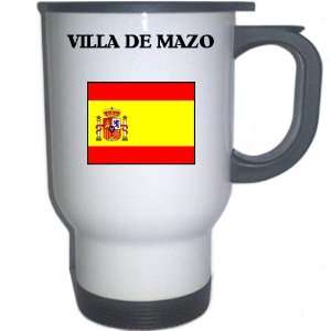  Spain (Espana)   VILLA DE MAZO White Stainless Steel Mug 