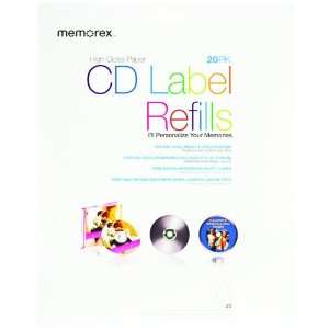   White Photo Gloss CD Labels 1440dpi for Inkjets: Office Products