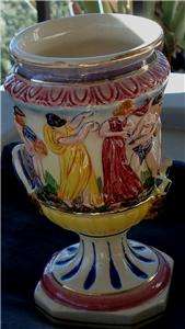 Nice Vintage Decorative Ceramic Chalice, Italy, PRETTY  