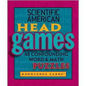  SCIENTIFIC AMERICAN 48 WORD AND MATH PUZZLES Toys & Games