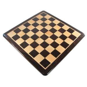  17 Rounded Inlaid Board   Wengue & Maple: Toys & Games