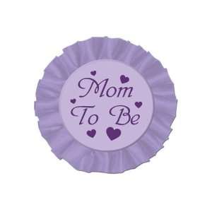  Mom To Be Purple Satin Button Toys & Games