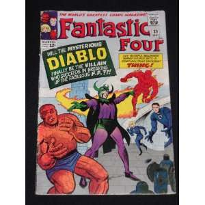  Fantastic Four #30 Silver Age 1964 Marvel Comic Book 